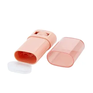 2022 Hot 20g Oval Lip Balm Tubes Plastic Deodorant Container Cosmetic Containers New Empty Oval Lip Balm Tubes Lipstick Cosmetic