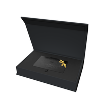 Cajas de Regalo Magnéticas de Lujo para Tarjetas de Crédito VIP, Diseño Personalizado, Caja para Tarjetas de Crédito