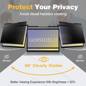 Protector de pantalla magnético antiespí<span class=keywords><strong>a</strong></span> para privacidad, antideslumbrante, resistente <span class=keywords><strong>a</strong></span> los arañazos, ultrafino, resistente al agua, para teléfono móvil PET - Product Image 3