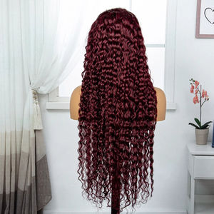 250% densité 99J vague d'eau ondulé dentelle avant perruque femmes 13x4 HD Transparent grande casquette <span class=keywords><strong>Afro</strong></span> noir brésilien 12A cheveux Frontal suisse - Product Image 3