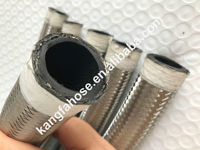 Tuyau de refroidissement de carburant et d'huile E85 tressé flexible haute performance KFAFINENE NBR CPE AN4-AN20 (-40°C à +125°C, ajustement universel)