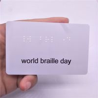 Benutzer definierte NFC Braille Geschenk karte für Blinde