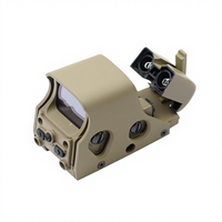 Lunette de visée tactique de chasse SCGD 551 Red Film Night Vision, réglable, 1X, avec point rouge, fabrication en aluminium durable.