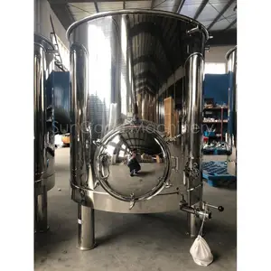 Tun de pared doble para destilería y cervecería, 100L, 200L, 300L, 500l