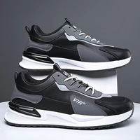 Zapatillas Deportivas Casuales con Cordones para Hombre Hongyan Spring, Zapatillas para Caminar Antideslizantes con Forro de Malla Moderno y Ligero para Verano