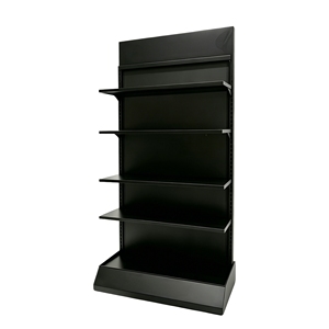 Floor <b>Standing</b> Cosmetic Display Rack Multi-Tier <b>Shelves</b> Custom Logo Printing - Product Image 2