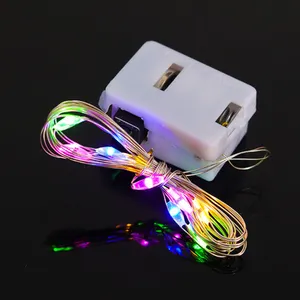 Weihnachtsdekoration mini kupferdraht string licht batteriebetrieben funkeln märchenlichter mehrfarbig