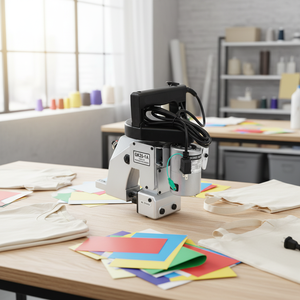 <span class=keywords><strong>Machine</strong></span> à <span class=keywords><strong>coudre</strong></span> portable JUKKY pour la fermeture de sacs, adaptée à la fermeture de divers types de sacs en tissu, sacs en papier brun, sacs en plastique - Product Image 1