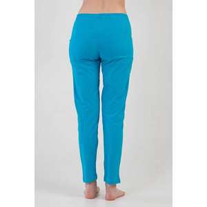 Pantalones de Pijama de Jersey para Mujer en Colores Básicos, Suaves y Casuales, Azul Marino, 240 g/m² - Product Image 5