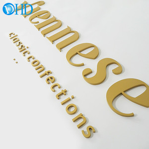 Lettere in Acciaio Inox Personalizzate Non Illuminate, Insegna Logo 3D in <span class=keywords><strong>Metallo</strong></span> <span class=keywords><strong>da</strong></span> <span class=keywords><strong>Parete</strong></span> per Decorazione Commerciale - Product Image 5