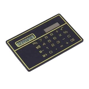 <span class=keywords><strong>Calculatrice</strong></span> d'énergie solaire ultra mince de chiffre avec la mini <span class=keywords><strong>calculatrice</strong></span> portative de conception de carte de crédit d'écran tactile - Product Image 5