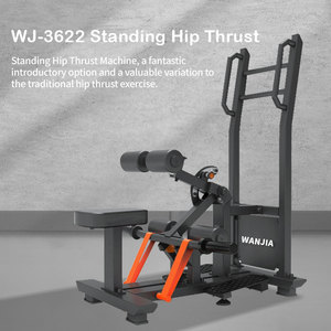 Hiệu Suất Cao Chuyên Nghiệp Thiết Bị Tập Thể Dục Sức Mạnh Đào Tạo Phòng Tập Thể Dục Tấm Nạp Đứng Hip Lực Đẩy Mua Trực Tuyến - Product Image 6