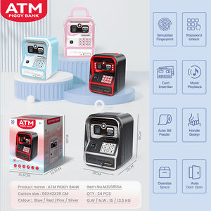 Tirelire automatique à roulettes, distributeur de billets, machine à monnaie, <span class=keywords><strong>banque</strong></span> électronique, boîte <span class=keywords><strong>d</strong></span>'épargne, mini distributeur automatique, jouets pour enfants, garçons et filles - Product Image 6