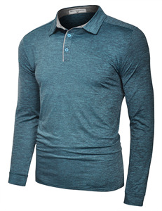 Compras en línea Ropa de invierno Al Aire Libre Atlético Hombres Polo Top Venta caliente Personalizado Secado rápido Transpirable Antiarrugas <span class=keywords><strong>Manga</strong></span> larga - Product Image 3