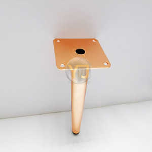 YIJUN Metal Furniture Legs Gold Plated Heavy Duty Modern Minimalist Cabinet Bed TV Stand Legs Model 966 - Product Image 3