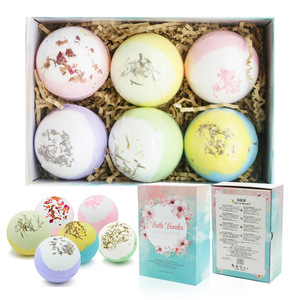 Bombas de Baño Aromáticas de Jazmín de Lujo OEM con Manteca de Karité y Coco, Hechas a Mano, Efervescentes, 100% Naturales, en Caja de Regalo para Niños, Mujeres y Niñas, para Días Festivos - Product Image 5