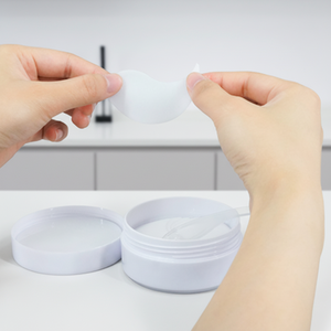 Parches de Colágeno 100% Naturales, Sin Alcohol ni Conservantes, para el Contorno de Ojos, Antiarrugas, con Ácido Hialurónico, Mascarilla de Gel - Product Image 1