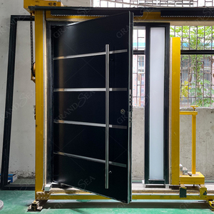 <span class=keywords><strong>Porte</strong></span> pivotante <span class=keywords><strong>d</strong></span>'<span class=keywords><strong>entrée</strong></span> moderne, 25mm, nouveau Design, à domicile, en bois, acier inoxydable, extérieur en aluminium, au meilleur <span class=keywords><strong>prix</strong></span>, 2022 - Product Image 2