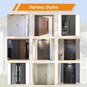 Venta caliente Diseño chino Aluminio fundido Anti Bullet Explosión Residencial Exterior <span class=keywords><strong>Carmen</strong></span> Puerta de entrada de seguridad - Product Image 4