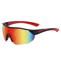 Nouvelles Lunettes de Soleil Sportives Coupe-Vent 2026 Viper Tendance Sport UV400 Carrées Transparentes/Vertes Monture Complète Unisexe Verre Monobloc Personnalisable