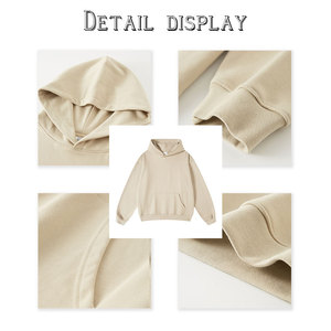 Sudaderas con Capucha para Hombre al por Mayor 2025: Cómodas, Casuales, de Moda, de Forro Polar Grueso, Oversize, Estilo Urbano, Lisas o con Estampado Bordado - Product Image 4