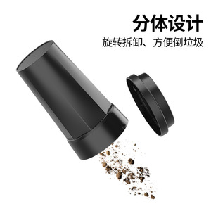 ถังขยะขนาดเล็กแบบตั้งโต๊ะสำหรับติดรถยนต์ทำจาก ABS สีดำ L4038 01 - Product Image 4