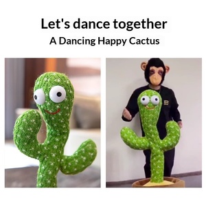 <span class=keywords><strong>Cactus</strong></span> Dansant qui Apprend à Parler, Chante, Se Balance, Se Tord et Répète - Jouet Électrique pour Bébés, Tout-Petits et Enfants - Cadeau pour Enfants - Product Image 4