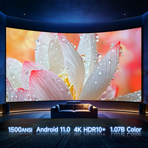 Projecteur LCD à mise au point automatique au prix d'usine avec TOF et correction trapézoïdale 4D, projecteur commercial 1500 ANSI, projecteur professionnel 4K - Product Image 2