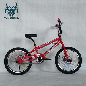 Tourfun 20-Inch BMX Bike <b>Model</b> 20-<b>D</b> Aluminum Alloy Frame Rigid Dual Disc Brakes Stunt Bike for Adults Comfort Saddle 85kg Load - Product Image 2