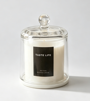Bougies approuvées SDS, les meilleures bougies pour la décoration de la maison, bougie au bois de santal, bougie parfumée personnalisée au bois d'acajou et au teck