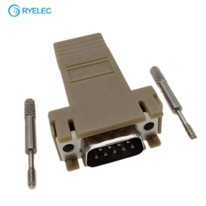 อะแดปเตอร์โมดูลาร์ DB9 ตัวผู้ เป็น RJ45 ตัวเมีย รองรับการกำหนดพินเอาท์เองได้ - Product Image 3