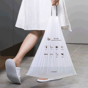 <span class=keywords><strong>Bolsa</strong></span> de <span class=keywords><strong>basura</strong></span> de residuos con cordón biodegradable desechable compostable de almidón de maíz de 13 galones respetuoso con el medio ambiente - Product Image 3