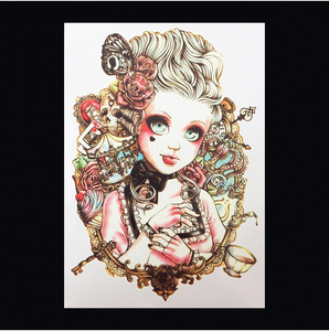 Pegatinas de tatuaje de medio brazo impermeables <span class=keywords><strong>para</strong></span> hombres y mujeres, diseño de <span class=keywords><strong>flores</strong></span> personalizado, tatuaje temporal, venta al por mayor - Product Image 2