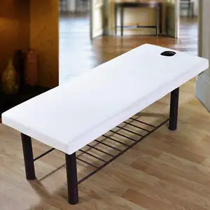 Lençol de mesa de microfibra, cobertura premium para cama de salão de beleza