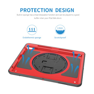 [Rugged Tablet Trường Hợp] TPU PC Tay Chủ Biểu Tượng Tùy Chỉnh Chống Sốc <span class=keywords><strong>Red</strong></span> Tablet Trường Hợp Đối Với <span class=keywords><strong>iPad</strong></span> Pro Trường Hợp 12.9 2020 2021 2018 - Product Image 5