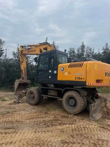 Excavadora de ruedas diésel hidráulica HYUNDAI 210W-7 usada Original superventas con fuerte capacidad de trabajo precio competitivo - Product Image 3