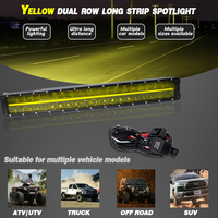 Nouvelle barre lumineuse LED étanche IP68 de 22 pouces pour camions tout-terrain et Jeeps - Feux antibrouillard, projecteurs et éclairages de zone 108W 12V-36V