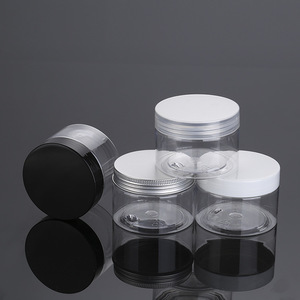 Botella de Plástico Transparente de 120 ml con Tapa de Aluminio, Envase Cosmético para Crema o Mascarilla Facial - Product Image 3