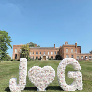 بالجملة حفل زفاف توريد الديكور الأبيض الحب الطفل رسالة فندق بوفيه طاولة الحلوى طاولة العشاء - Product Image 5