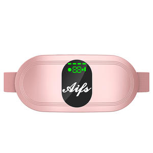 Almohadilla de calefacción Menstrual inalámbrica con pantalla Digital portátil, masaje de calentamiento rápido, cinturón envolvente para la cintura, masajeador Menstrual para mujer - Product Image 1