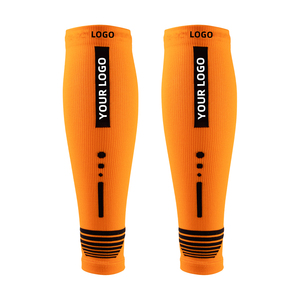 Chaussettes de compression sportives pour hommes, avec soutien du mollet, en <span class=keywords><strong>nylon</strong></span>, pour la course nocturne et l'extérieur, chaussettes longues de compression - Product Image 4