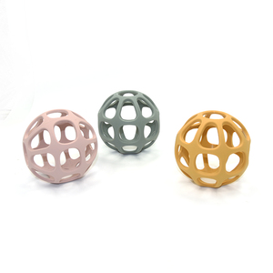 Bán Buôn Sinh Thái Thân Thiện Bpa Free Molar Sơ Sinh Hữu Cơ <span class=keywords><strong>Silicone</strong></span> Cảm Giác <span class=keywords><strong>Silicone</strong></span> Bóng Đồ Chơi Trẻ Em Teether Balls - Product Image 3