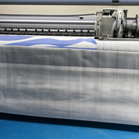 Filet de sécurité blanc 220 GSM pour la construction, 2 x 20 m, pour la protection contre les chutes industrielles, les chantiers de construction et les enclos temporaires de zones de travail