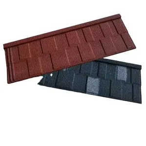 Ubin atap warna terbaik merek sendiri batu dilapisi ubin hujan air panen Afrika Eurotile gelang lembaran ubin atap