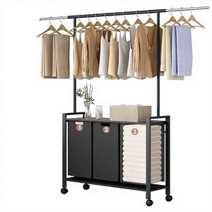 Cesto de Ropa de Lujo y Calidad Premium con Ruedas, Gran Capacidad de Carga, Almacenamiento Personalizable para Ropa - Product Image 1