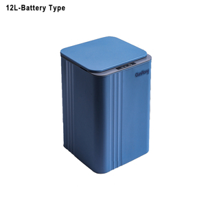 Tempat sampah otomatis tanpa sentuh 12L-28L, tempat sampah dapur Sensor gerak, tempat sampah plastik pintar untuk kamar mandi - Product Image 2