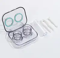 Ins — boîtier pour lentilles de contact, transparent, portable, simple et mini présentoirs, étuis pour verres de contact intégrés 002