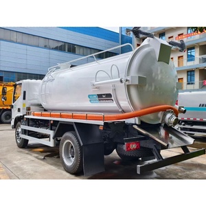 Camion d'aspiration des eaux usées Foton 4x2 de 5000 litres à prix d'usine à vendre - Product Image 4