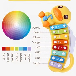 ITTL Früh kindliche Bildung Musik Ente Instrument Hand klopfen <span class=keywords><strong>Klavier</strong></span> Kinder musik Spielzeug Blow Toys - Product Image 5