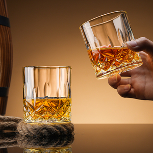 Verre à whisky réutilisable de 10 oz, style moderne <span class=keywords><strong>vintage</strong></span>, avec motifs personnalisés en relief, pour vin et bière - Product Image 3